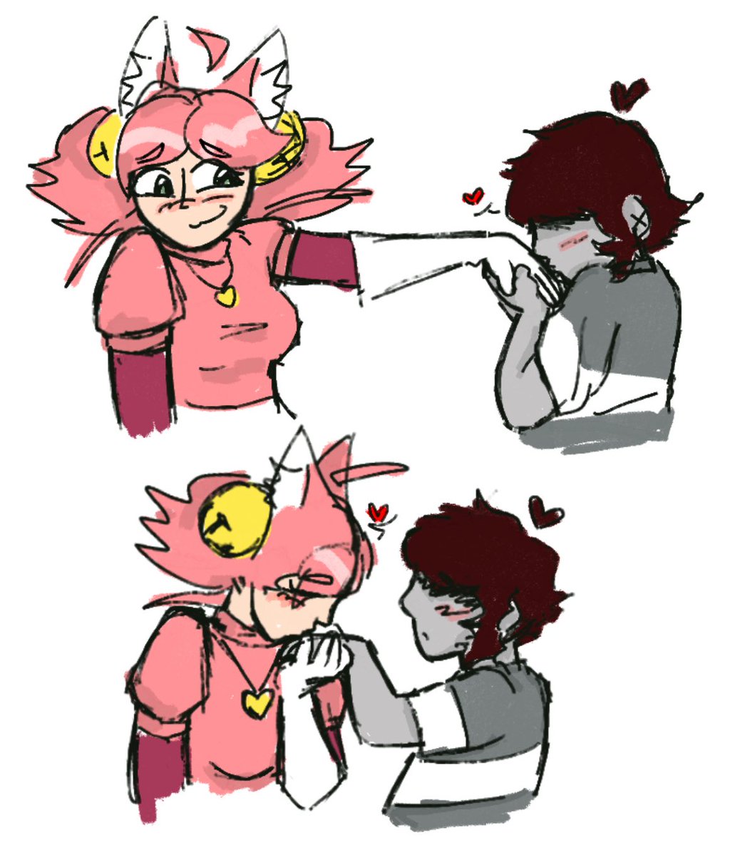 Tacoz4somnis's tweet photo. Oughh… hand kissing is hard but fun to draw…

#deltarune https://t.co/muAYld6eSS