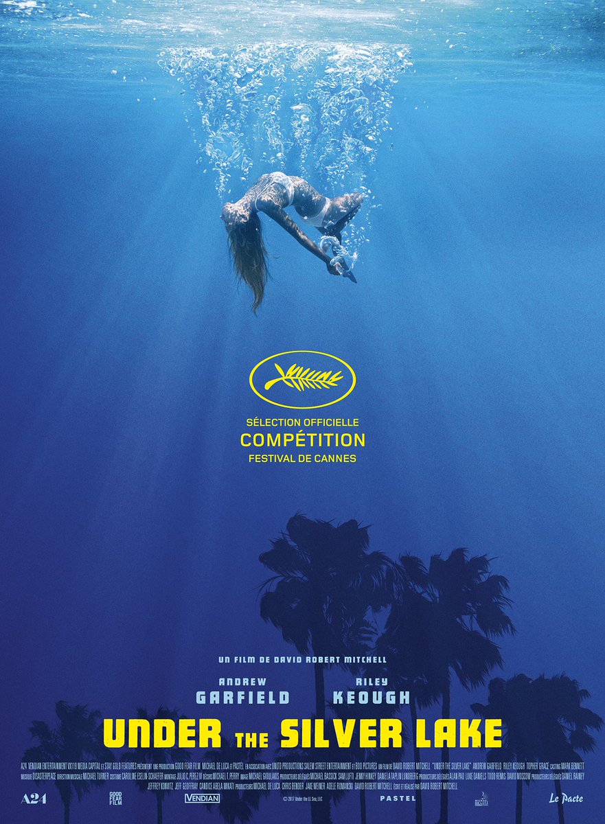 pipevicioso's tweet photo. Quiero reivindicar Under the Silver Lake (David Robert Mitchell, 2018). Hoy ya se lee como la autopsia definitiva de la paranoia pop de internet, el consumo de cultura de masas y la obsesión del espectador contemporáneo por encontrar "códigos secretos" donde solo hay vacío. https://t.co/GLz7pTVNfs
