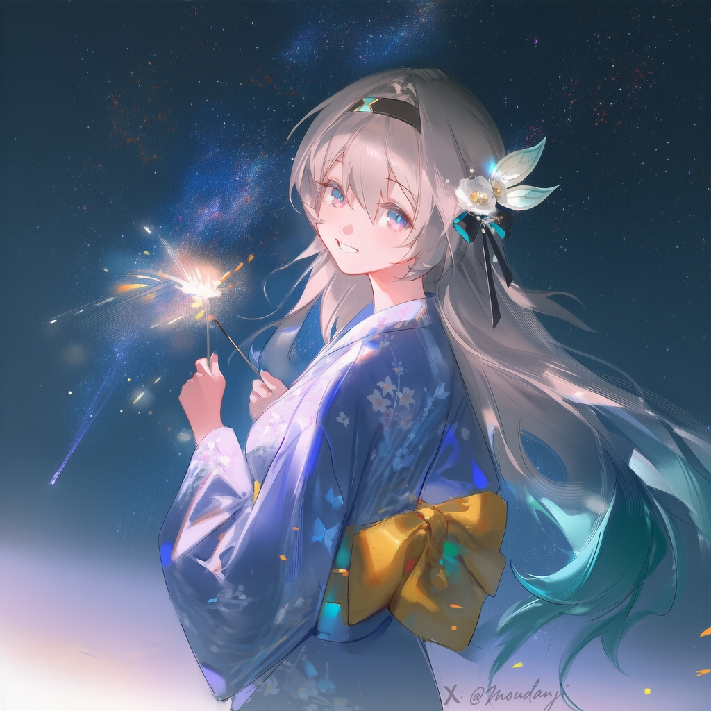 moudanji's tweet photo. firefly 
#firefly #summer #honkaistarail https://t.co/sqSHNWzqCm