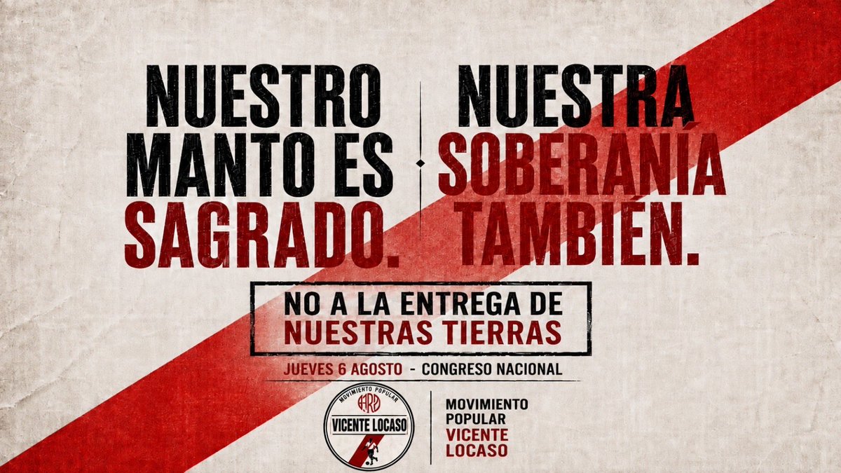 lavicentelocaso's tweet photo. No a la entrega de nuestras tierras. https://t.co/p6B1QvBkrk