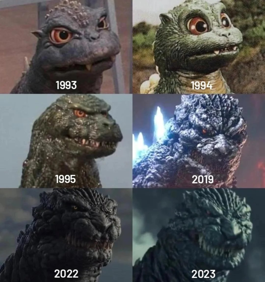 Mr_goji54's tweet photo. Heisei Godzilla would’ve been so proud of him ♥️ https://t.co/KjpihOgdrz