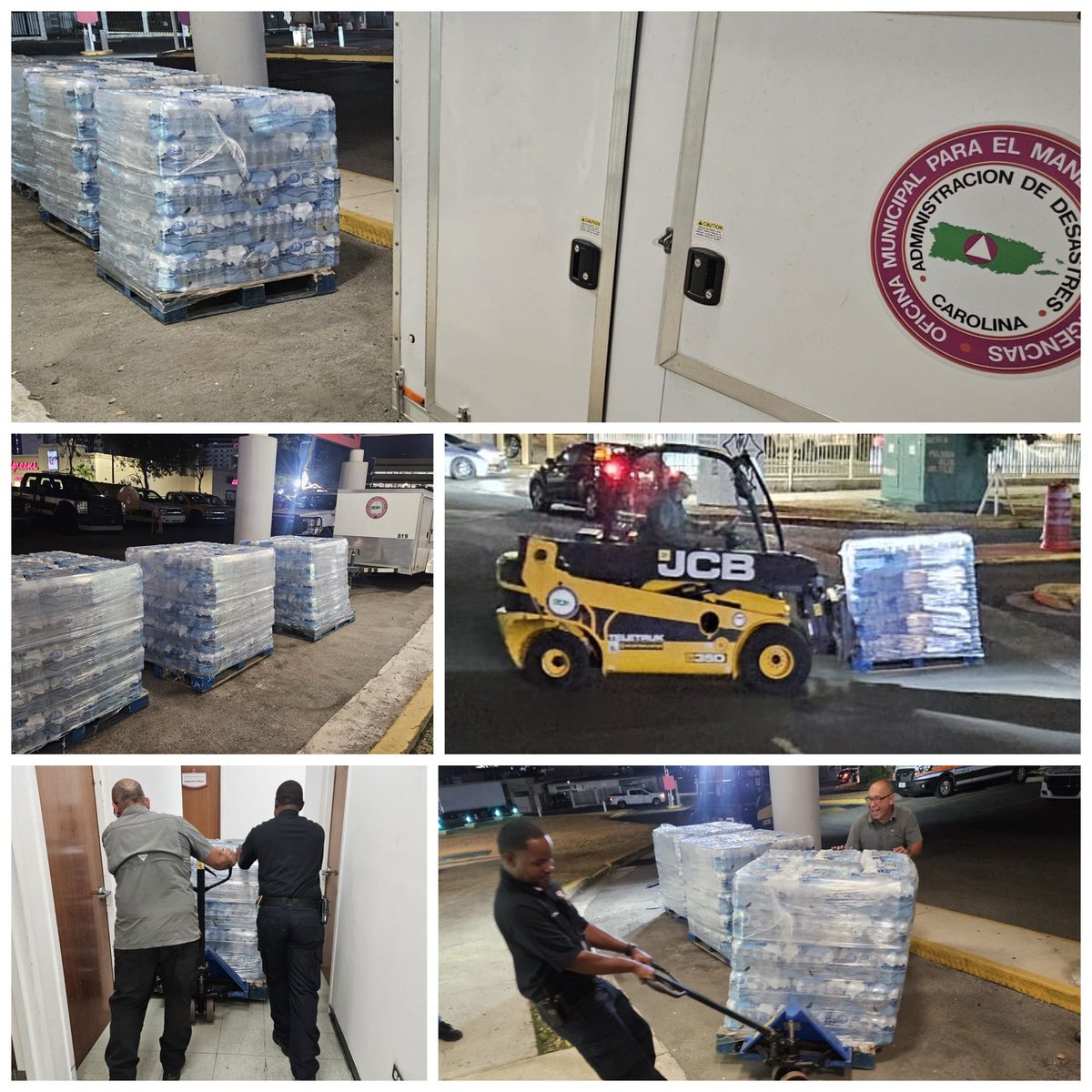 NMEADpr's tweet photo. Culminamos la jornada del miércoles en Carolina, otro de los municipios a los que suplimos de agua potable como parte del compromiso de la gobernadora, Jenniffer González Colón, en medio de interrupciones de servicio debido a la sequía en la isla. https://t.co/qfAxVBaHHr