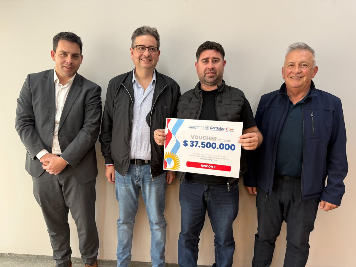 secgobiernocba's tweet photo. 🔥 Más infraestructura para seguir impulsando el desarrollo de nuestras localidades.

Entregamos la primera cuota para el inicio de obras de gas en 9 comunidades de Córdoba, con un primer desembolso de más de $258,8 millones👇 https://t.co/tJclKtMepk