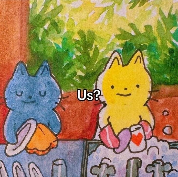 Nightbloomc's tweet photo. Us? https://t.co/BGet06GCZp