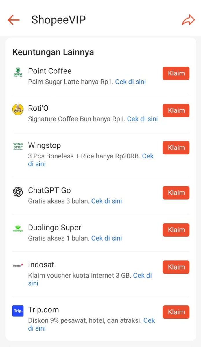 sukajobi's tweet photo. EVENT BARU SHOPEE‼️
Gratis Shopee VIP hingga 3 bulan bagi pengguna baru shopee vip ✨
Yg blm pernah sama sekali dapat voucher diskon 99% s.d. Rp50RB yukk buruan klik linknya 👇🏻
https://t.co/GnkWIWB6cC https://t.co/gHLC5Otx3t