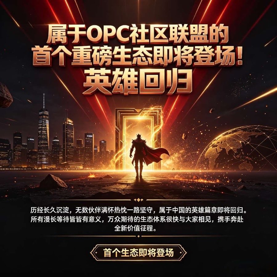 Cy19918's tweet photo. 凝聚万人共识，OPC生态新篇章近在眼前
 
不必焦虑短期起伏，守住长期信念，与万名同行者并肩，一同迎接OPC生态崭新篇章，共享长久发展红利。
合约地址：0xe72afb012777a8d2d06ff3a4b41ec100d17637d4 https://t.co/BQN0FiFAMb