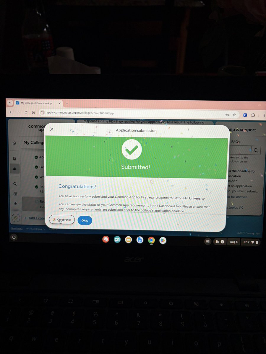 AddiBelviso2027's tweet photo. Common App opened this week, so I got right to work! Excited to officially submit my application to Seton Hill and be one step closer to this next chapter. ❤️💛 #RollGriffs
@LDukesAntuono @JustinFell16 @SHUgriffinsSB @CoachMandy13 @Coach_TessSU @ExtraInningSB https://t.co/qJs58S8Zmn