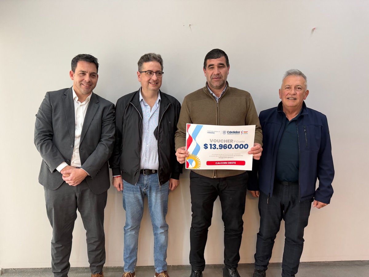 secgobiernocba's tweet photo. Las obras forman parte de una inversión de más de $965 millones. beneficiarán a Bialet Massé II, Chazón, Villa del Totoral, Chucul, Rincón, Saturnino María Laspiur, Calchín Oeste, Saira  y Santa Catalina - Holmberg 👇 https://t.co/5hFmj35R7F