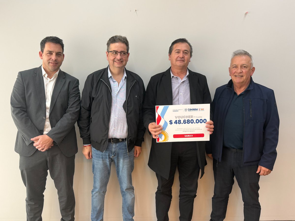 secgobiernocba's tweet photo. Las obras forman parte de una inversión de más de $965 millones. beneficiarán a Bialet Massé II, Chazón, Villa del Totoral, Chucul, Rincón, Saturnino María Laspiur, Calchín Oeste, Saira  y Santa Catalina - Holmberg 👇 https://t.co/5hFmj35R7F
