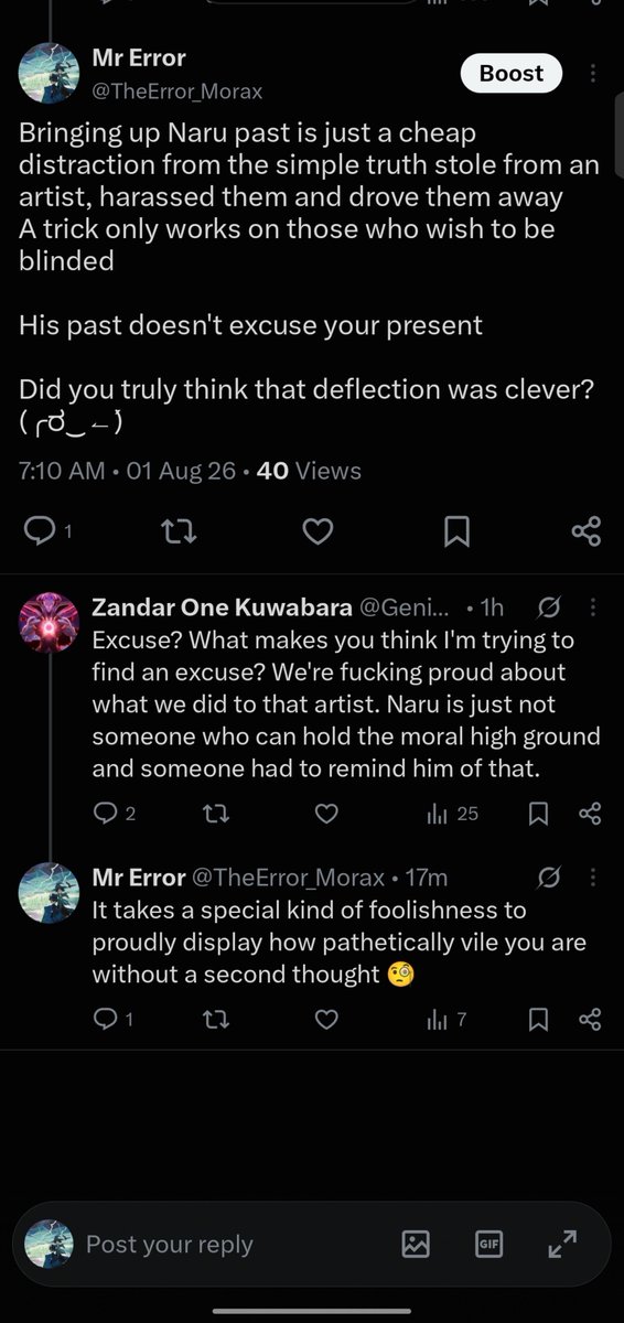 TheError_Morax's tweet photo. @W14694Williams @Anony_Goose001 I mean do Yuri community harass artist like Gacha Grail and feel "Pound" About it https://t.co/feITp6aK6O
