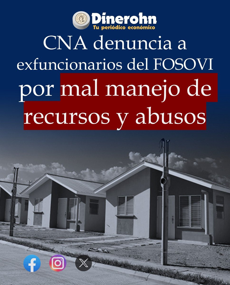HnDinero's tweet photo. 🔍 #Honduras #CNA #Fosovi #Corrupción #Transparencia
¡Nuevo golpe a la corrupción en fondos públicos! El Consejo Nacional Anticorrupción (CNA) ha presentado denuncias formales contra exfuncionarios del Fosovi por el deficiente manejo de recursos estatales, exigiendo cuentas claras sobre el destino del erario. Conoce todos los detalles sobre este caso ingresando a nuestra nota.
Leer más... https://t.co/MvCPrWbUyp
