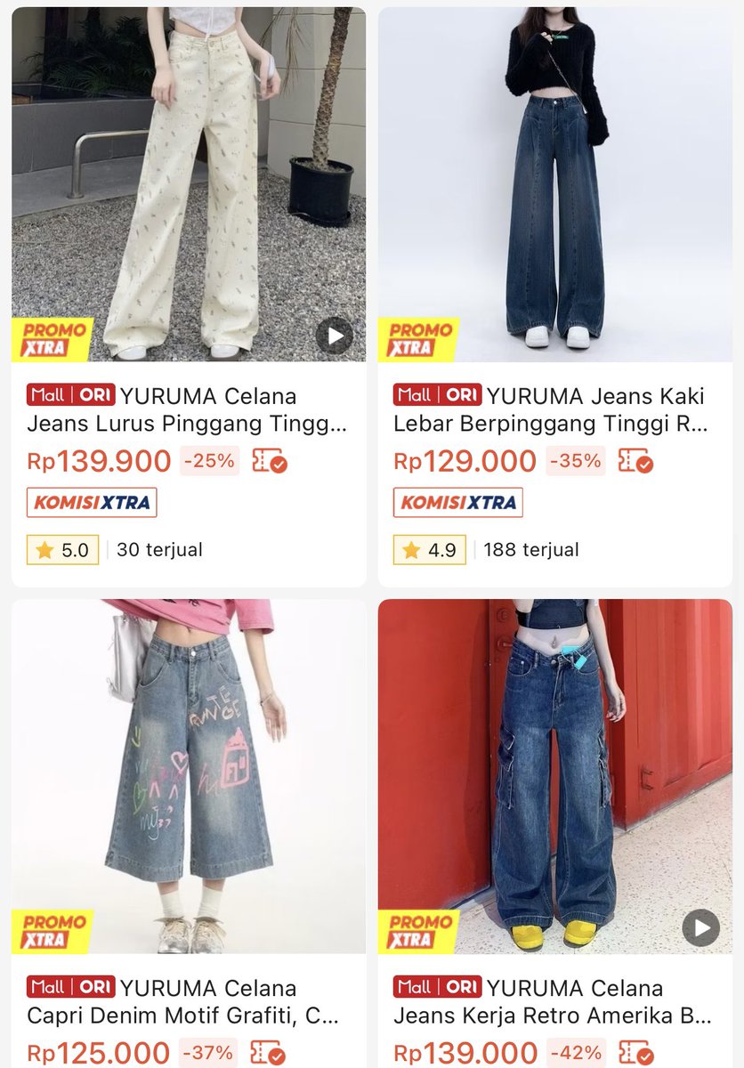 disenayu's tweet photo. murah bgtt 100rban udah dapat jeans lucuu🫶🏻 https://t.co/rI2FlVl5Uv