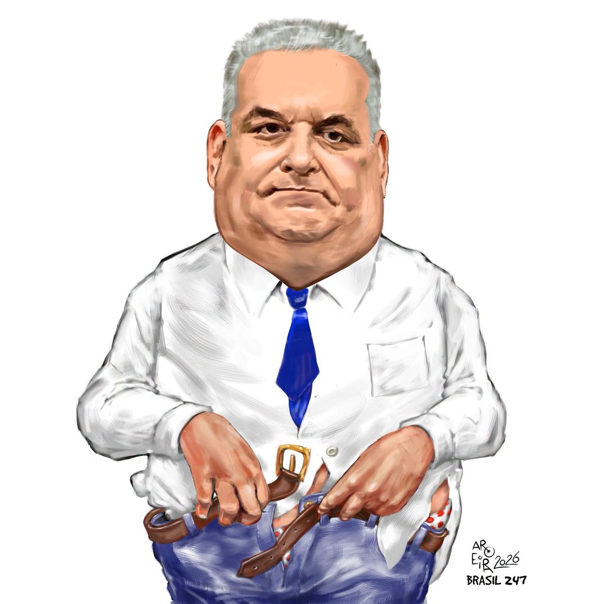 g_vgouvea's tweet photo. Flávio foi escolher um vice e voltou com um dossiê de brinde. A chapa que pretende vender moralidade, lei e ordem já estreia cercada por inquérito, perícia genética, auditoria financeira e nota de advogado. 

Alfredo Gaspar é aquele deputado alvo de inquérito por estupro de vulnerável e investigado por irregularidades em emendas PIX de R$ 6 milhões para Alagoas. 

Depois de tanto discurso de “Deus, Pátria, Família e proteção das mulheres”, a escolha contradiz o próprio discurso e expõe mais uma hipocrisia da extrema-direita.

Charge do @AroeiraCartum