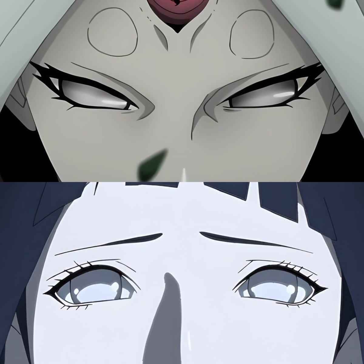 Hyugaryen's tweet photo. I love when the Byakugan eyes look silver instead of the usual purple https://t.co/lfutxw5MsE