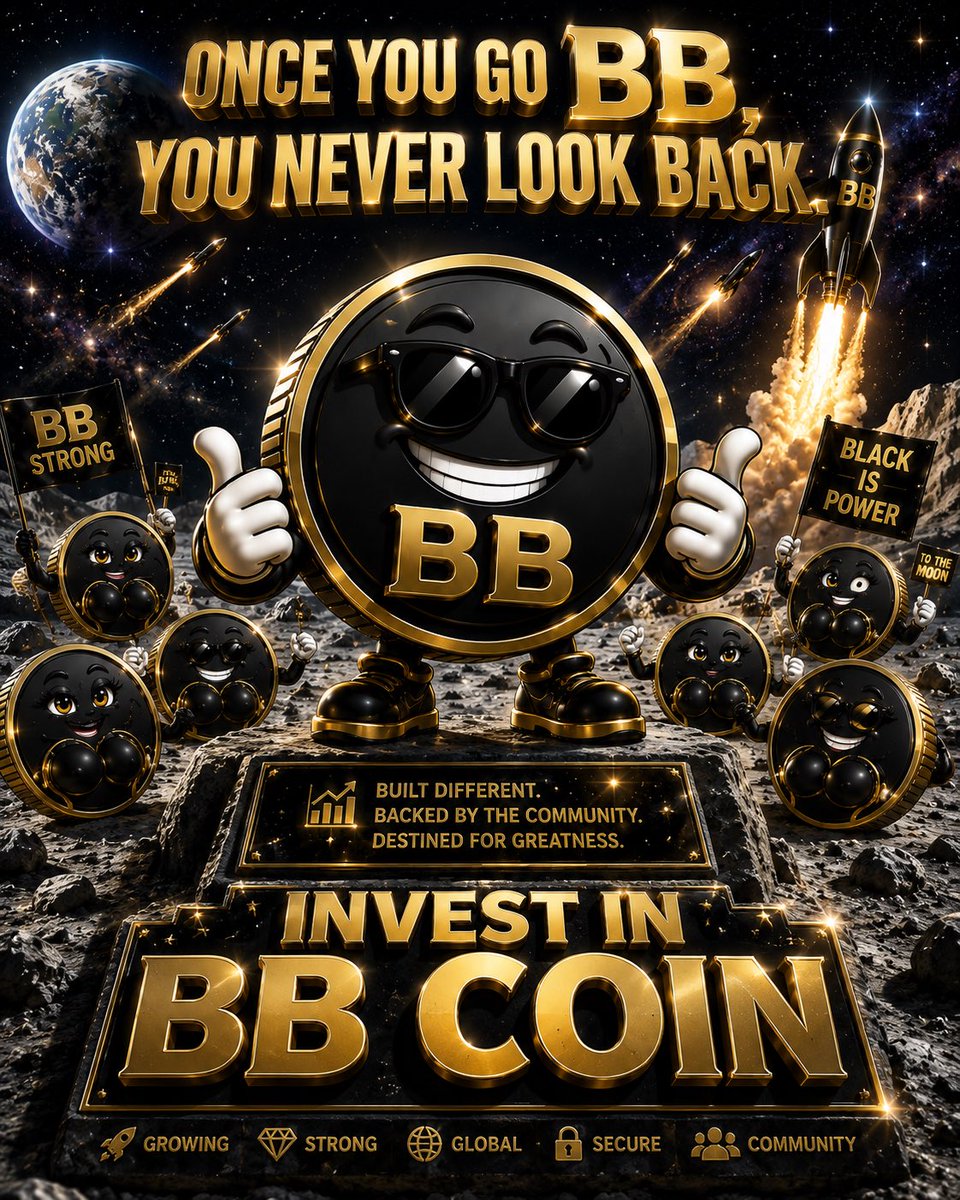 OFFICIALBBCOIN's tweet photo. ONCE YOU GO BLACK YOU NEVER GO BACK โผ๏ธ๐ฐ BBCOIN DROPPING SOON
#bbc #bbcoin #crypto #tothemoon https://t.co/2v35C0H4OX