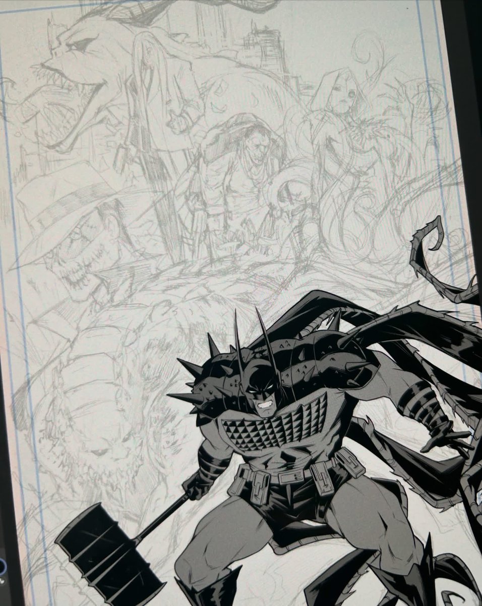TravisMercer15's tweet photo. “I don’t need cars, or planes, or computers. I don’t need anything you have. All I need... is Batman.” -Bruce Wayne 

WIP of my absolute batman peace that I’ve been slowly working on. Excited to get to the villains.

#dccomics #absolutebatman https://t.co/W7gIDPLNiI