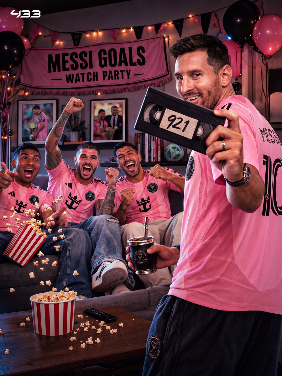 433's tweet photo. 𝐌𝐄𝐒𝐒𝐈 𝐁𝐑𝐀𝐂𝐄, 9️⃣2️⃣1️⃣ 𝐂𝐀𝐑𝐄𝐄𝐑 𝐆𝐎𝐀𝐋𝐒 😮‍💨

Just 2.5 weeks after the World Cup final, Leo Messi is back in Inter Miami's starting XI and, of course, straight back to scoring. 🔥

9️⃣2️⃣1️⃣ career goals.
4️⃣1️⃣8️⃣ career assists.

And the numbers just keep getting more impressive. He's not done yet... ⭐