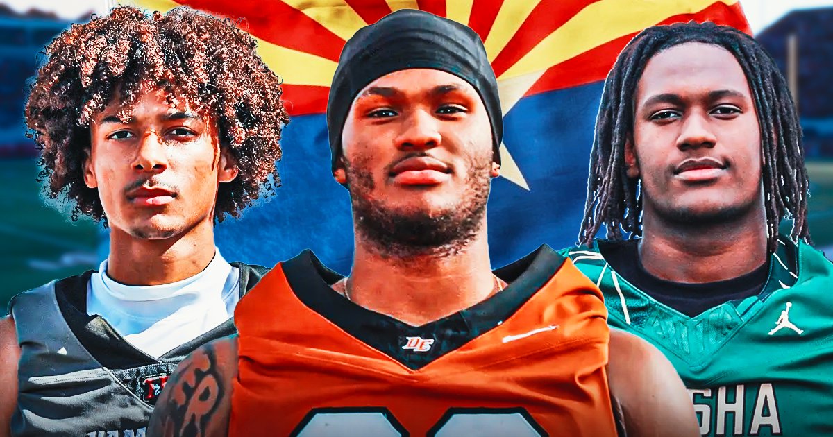 BrandonHuffman's tweet photo. NEW: Arizona is quietly becoming one of the best recruiting battlegrounds in the country for 2028.

Edge rushers, corners and safeties the SEC, Big Ten and Big 12 are all chasing hard along with the ACC but plenty of offensive firepower is available in the state.

The breakdown of who's leading, who's visiting and who's cutting lists this fall.

Intel: https://t.co/MClu3JJEaX