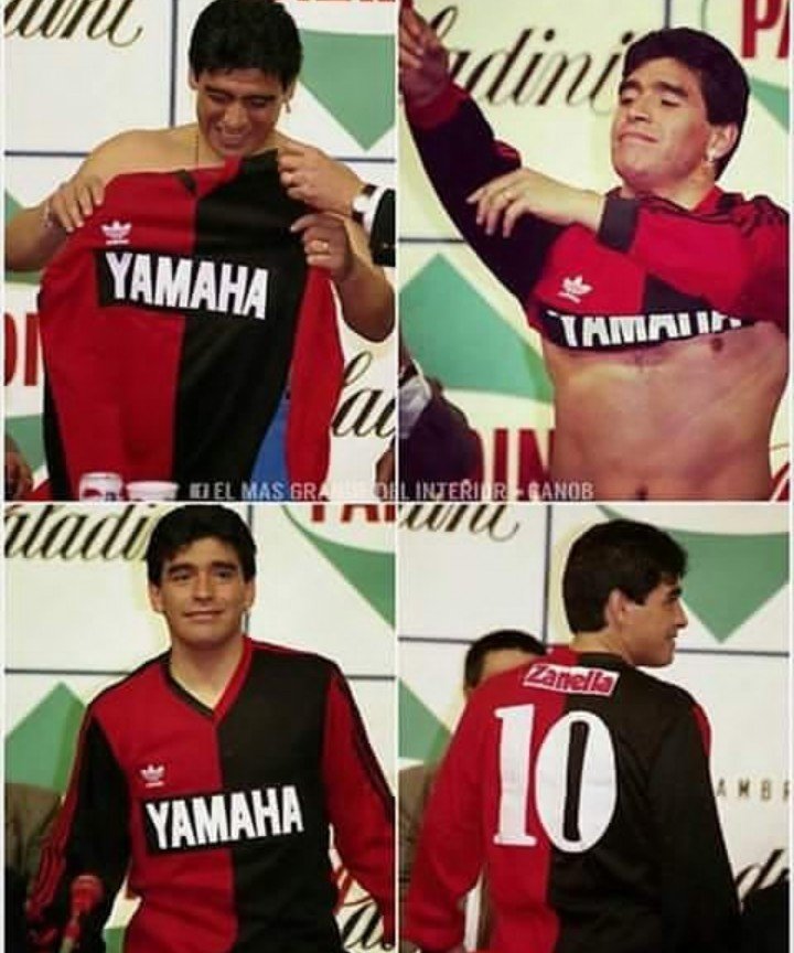 Elbebo_'s tweet photo. Y te vestiste de #Newells para el mundo entero , Gracias Diego #Newells #maradona https://t.co/KVu9TWSneC