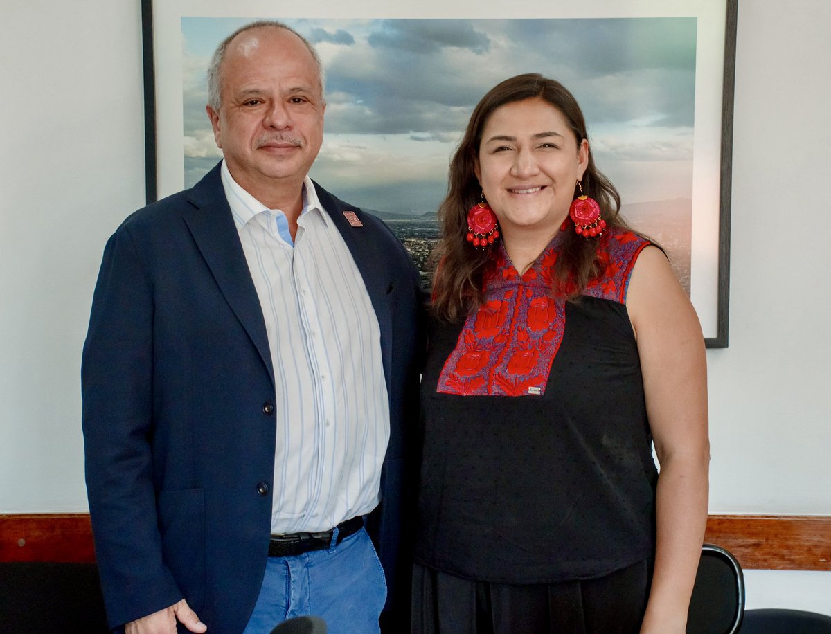 luisgure's tweet photo. Nos reunimos con la Alcaldesa @NancyNunezmx de @AzcapotzalcoMx a quien invitamos,  por instrucciones del secretario @m_ebrard , a participar en el  2do Encuentro de Economía Social en @SE_mx https://t.co/6VzGxeTyOQ