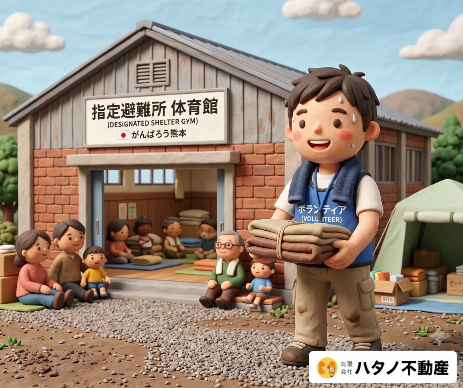 hatano_f's tweet photo. 被災地で活動されているボランティアの皆さま、本当にありがとうございます。

厳しい暑さの中での活動が続いています。どうかご無理をなさらず、熱中症には十分お気をつけください。

一日も早い復旧・復興を心より願っています。

#令和8年熊本地震 https://t.co/fE0OEs5j3w