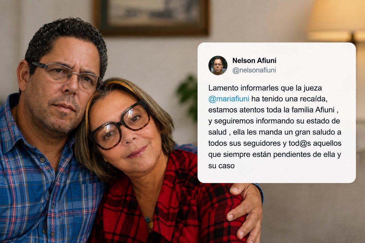 elhabito's tweet photo. Nelson Afiuni @nelsonafiuni comunica que su hermana, la jueza María Lourdes Afiuni, ha tenido una recaída. La familia está atenta. Ella, desde su lucha silenciosa, manda un saludo a quienes no la olvidan. Que esta noche le devuelva el aliento. Que su cuerpo recupere la fuerza que su dignidad nunca perdió. Estamos contigo, @mariafiuni 🙏🇻🇪🙏