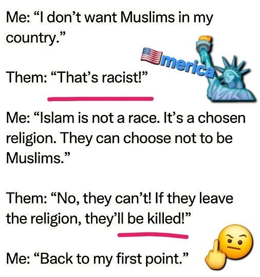 RYboating's tweet photo. This right here is why we cannot co-exist!😉

A religion that kills you for leaving it is not a religion- it is a cult! https://t.co/vSuunzstzD