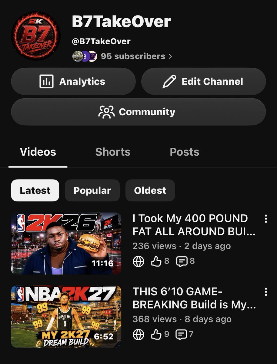 B7TakeOver's tweet photo. How many YouTube videos should I post a Week? https://t.co/uppaipNT5u