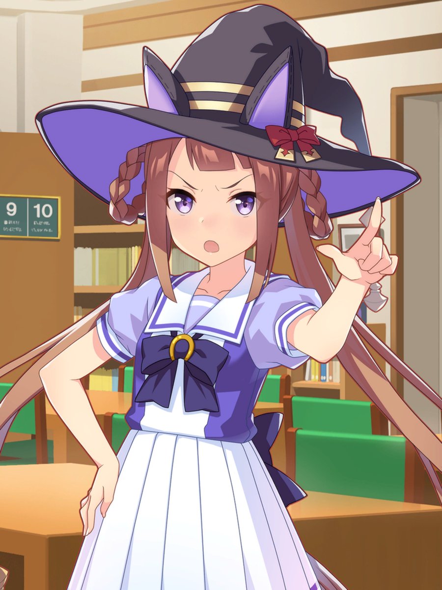 UMACentel's tweet photo. Sweep Tosho threw a tantrum in Tracen's cafeteria earlier today when she found out they were already out of dino nuggets for the day.

(via @TracenReport) https://t.co/noMeYP7Sfm