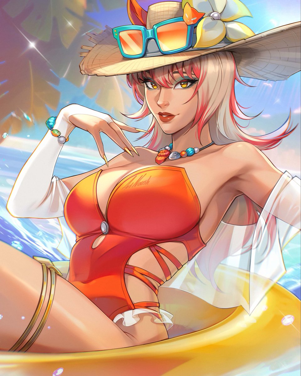 ArtNoush's tweet photo. It’s a Marvel Rivals summer 🏝️🍦🌊 featuring Emma Frost, White Fox, Psylocke and Black Widow 💕

More on the way 👀

#MarvelRivals https://t.co/Fu7UWoeZZD