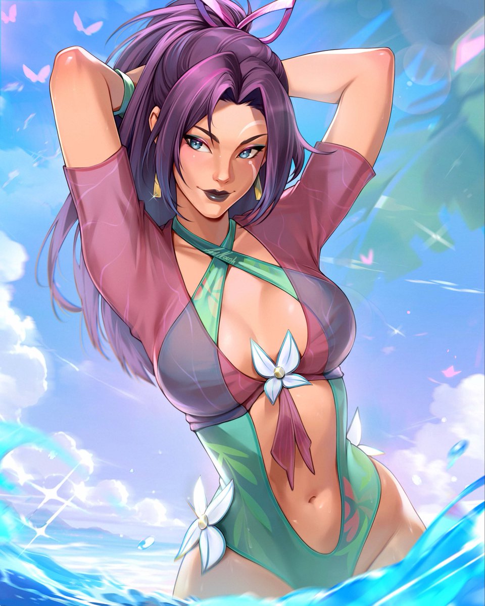 ArtNoush's tweet photo. It’s a Marvel Rivals summer 🏝️🍦🌊 featuring Emma Frost, White Fox, Psylocke and Black Widow 💕

More on the way 👀

#MarvelRivals https://t.co/Fu7UWoeZZD