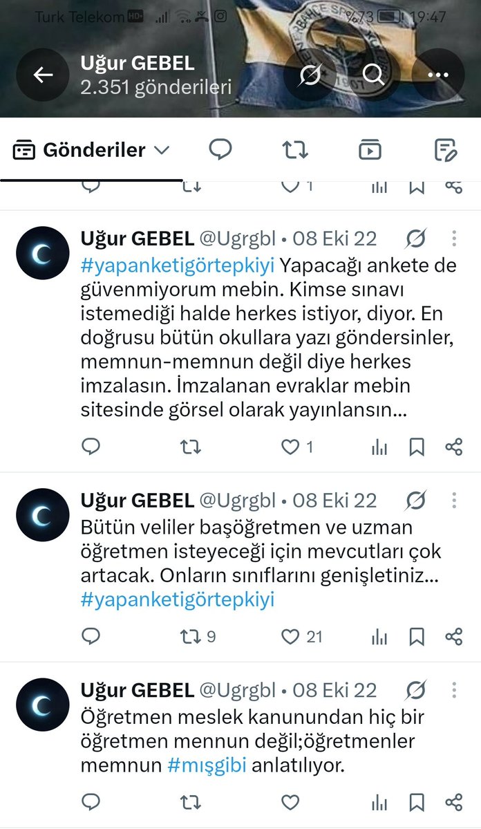 Ugrgbl's tweet photo. @fydoraz @ogretmensitemiz Ömk ilk çıktığında iptal edemeyen 20 yıllık sendikamdan istifa ettim. Geçmiş tarihlerde Twitter'da atılan twitlerden bazıları... Eğitim fakültesini bitiren herkes "öğretmendir." akadamiye hiç gerek yoktur, Erdem Bey. Aklı başında her insan böyle düşünür... https://t.co/TFHWd0hDtr