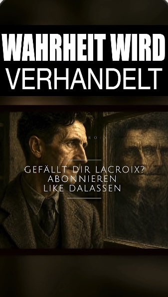 Jacqueline2657's tweet photo. Was Orwell mit Doppeldenk meinte #lacroix #gesellschaft #politik #geschi... https://t.co/dgwsEjz7LI via @YouTube https://t.co/KLx8zacTf7