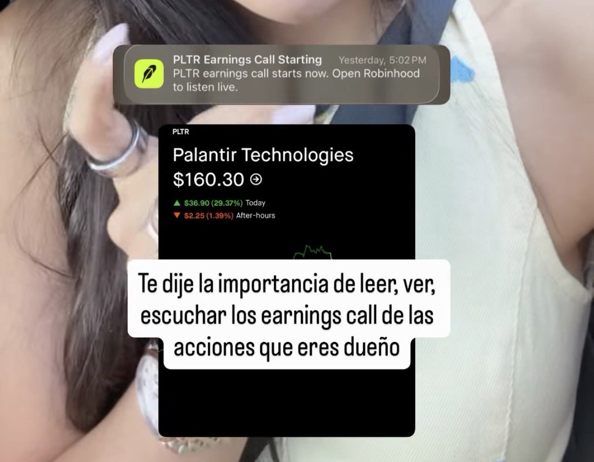 finanzasanonima's tweet photo. Ayer que Palantir tuvo earnings algunos finfluencers aprovecharon para decir "te lo dije" como que tuvieran una bola de cristal, claro marketing para cursos.

Algunos decidieron llevarlo mas lejos y subir post como este de $AMD

Claro, como es suerte con esa no les salio.

No vi ninguna historia posterior de $AMD.

Es muy facil subir earnings y subidas de a 30% en retrospectiva y luego ponerte un link de un curso para que "aprendas".

No hay nada q aprender, nadie sabe mas que el otro en este mercado.

Libres de comentar las que estoy subiendo. A veces se aparecen igual que los de la pagina verde.

Mi opinion, si usted vende cursos o se hace llamar asesor o coach financiero, restringase de  subir acciones individuales.

Y si su asesor sube a redes o le recomienda "hot stock picks" CORRA.