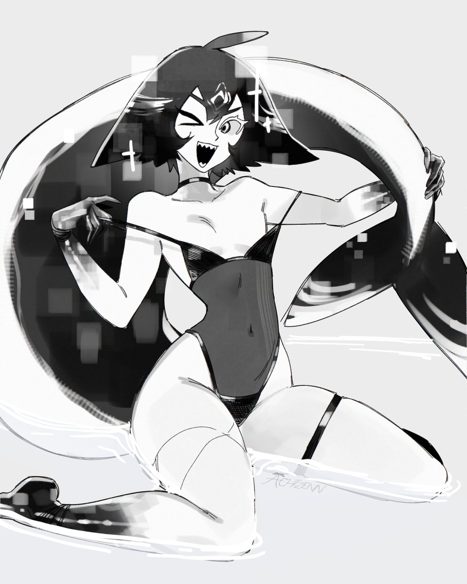 ACHTZENN's tweet photo. Doodle of Orca Agate #Gemsona #GemOc https://t.co/JccZzZ5N9Q