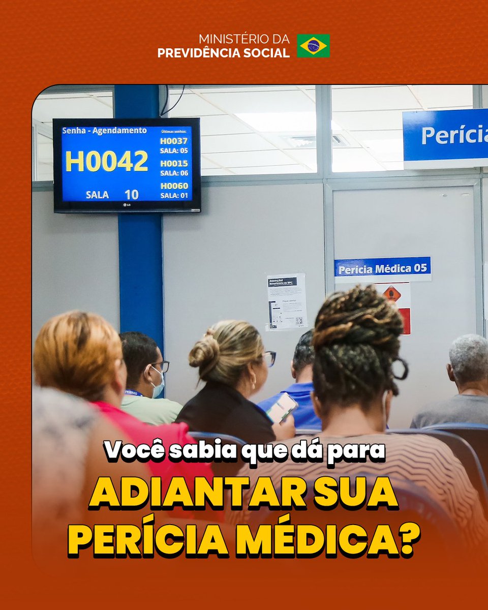 minprevidencia's tweet photo. Se você já tem uma perícia marcada para os próximos meses, pode antecipar o atendimento através dos mutirões deste final de semana.

Para isso, ligue na Central 135 ou acesse o MEU INSS e confira se sua cidade faz parte dessa ação. https://t.co/BtpMvOO09J