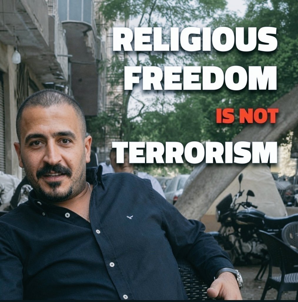 BrentBritt58901's tweet photo. Why did someone message me and tell me that Said Abdelrazek didn't get arrested for being a Christian ??

Once Russia  Said Abdelrazek deported him back to Egypt attempted to officially change his religion on his national identification card because it's required in Egypt . 

Unlike America  where we have religious freedom and don't have this problem.

Said Mansour Rezk Abdelrazek was arrested in Egypt primarily because he formally requested to update his government identity documents to reflect his conversion from Islam to Christianity.

While he was interrogated and briefly detained by National Security immediately upon his 2024 deportation from Russia, 

his formal arrest and current trial on terrorism charges were triggered later by his attempt to change his legal religious status.

When Abdelrazek formally applied to change his designation from Muslim to Christian,

 Egyptian authorities treated the request as a national security threat.

But what's the charge for changing your religion from Christian to Muslim in Egypt ? 

Not a national security threat ..

 it's welcomed with open arms.

This request led directly to his arrest on fabricated charges of

 "joining a banned terrorist organization,"

 "contempt for Islam," and "spreading misinformation".

Egypt routinely uses State Security and Terrorism Courts to penalize citizens who leave Islam.

The same system that arrested him and imprisoned him ..

Now turns the other cheek as Said Abdelrazek faces daily persecution 

Such as :

-Denied basic human needs.
-Denied medical care.
-Denied the right to worship.
-Denied protection as a minority in a majority Muslim prison.

Hung in a cross position with rope and handcuffs for hours for  inmates and guards to laugh at and torture in hopes he'd return to Islam.

Cross tattoo forcefully removed from his shoulder.

Said Abdelrazek was subjected to torture, physical abuse, and isolation in the 10th of Ramadan Prison to force a confession or extract information, which is a common tactic in Egypt's specialized Terrorism Circuits.
 
For months he's had severe lower back pain, urinary tract pain, and an underlying heart condition that causes him to pass out without warning and 0 medical attention to intervene as he awaits his trial date 9-6-26 .

 I believe this is a hidden systemic tactic being used in hopes that's he won't see his court date.

On 9-6-26 if he makes it that long , he will either be sentanced to death or life in prison .

0 witnesses showed up to testify against him 0 actusl  evidence held against him for the charges they're trying to use to make him disappear.

What happened to protecting all 3 religions on paper, or is that just a systemic myth in Egypt ?

Why will said  asking the state to legally recognize him as a Christian cost him his life? 🔥 

#itsnotacoincidence💔
#ReformEgypt
#EndChristianPersecution