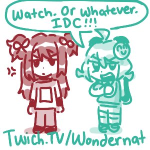 Wondernatnat's tweet photo. Tomorrow at 6PM EDT, come watch WonderNOT and SoyMEAN play games together. Or DONT!!!!. IDC👿🙄🙄🙄 https://t.co/6N5tZNlzE2 https://t.co/cCKI1Hlcgo
