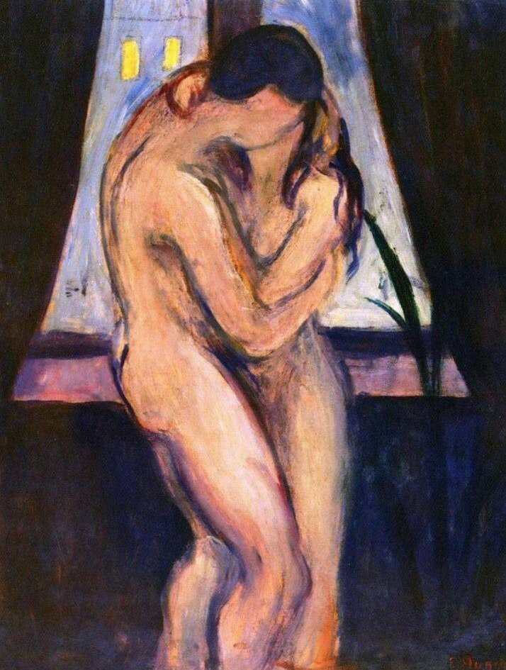 impression_ists's tweet photo. The Kiss by Munch https://t.co/ZnYZEz3pm6