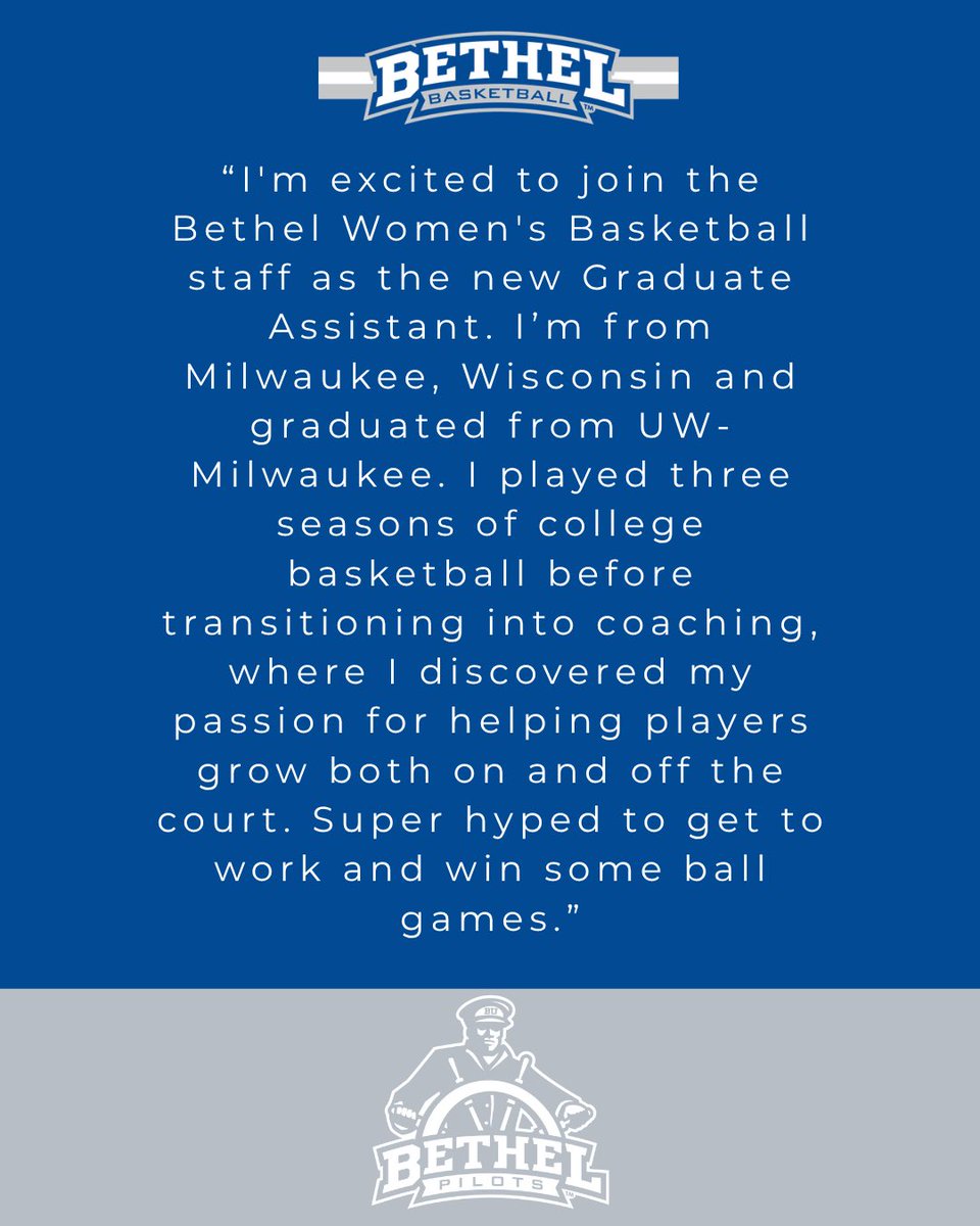BUPilotsWBB's tweet photo. We are excited to announce MaβTeo Holland as our new graduate assistant coach! Welcome to BU, MaβTeo! #gopilots #withchristatthehelm https://t.co/6YcMxAgA5y