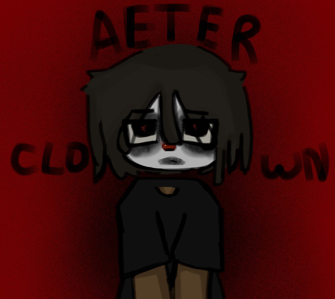 iilohvikki's tweet photo. fanart to Aeter 
#fanart #artwork #digitalart #clownart https://t.co/sdExAy70Rz