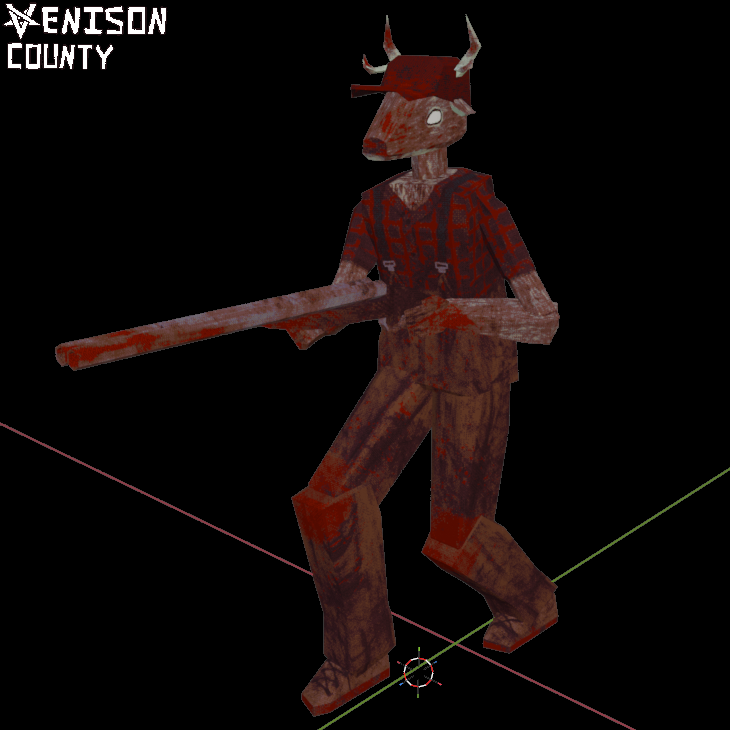 Cutter_Oyster's tweet photo. (Currently) unimplemented "moonshiner" enemy, based on the moonshiner from Deliverance. https://t.co/r9jyChgV4C