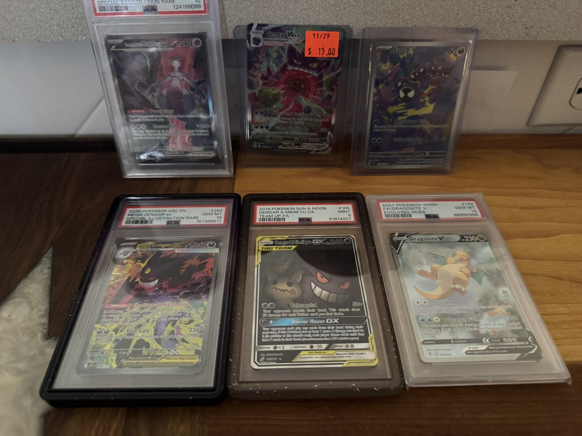 Petergarcia82's tweet photo. Who likes money and Pokemon?

Won all of this for a $500 in the last two weeks from r/pokemonraffles

 Plus more!

Charizard, ascended hero. Mewtwo sealed and graded stuff. Luck has been insane! I like Pokemon better than crypto https://t.co/5MTSYkpy8j