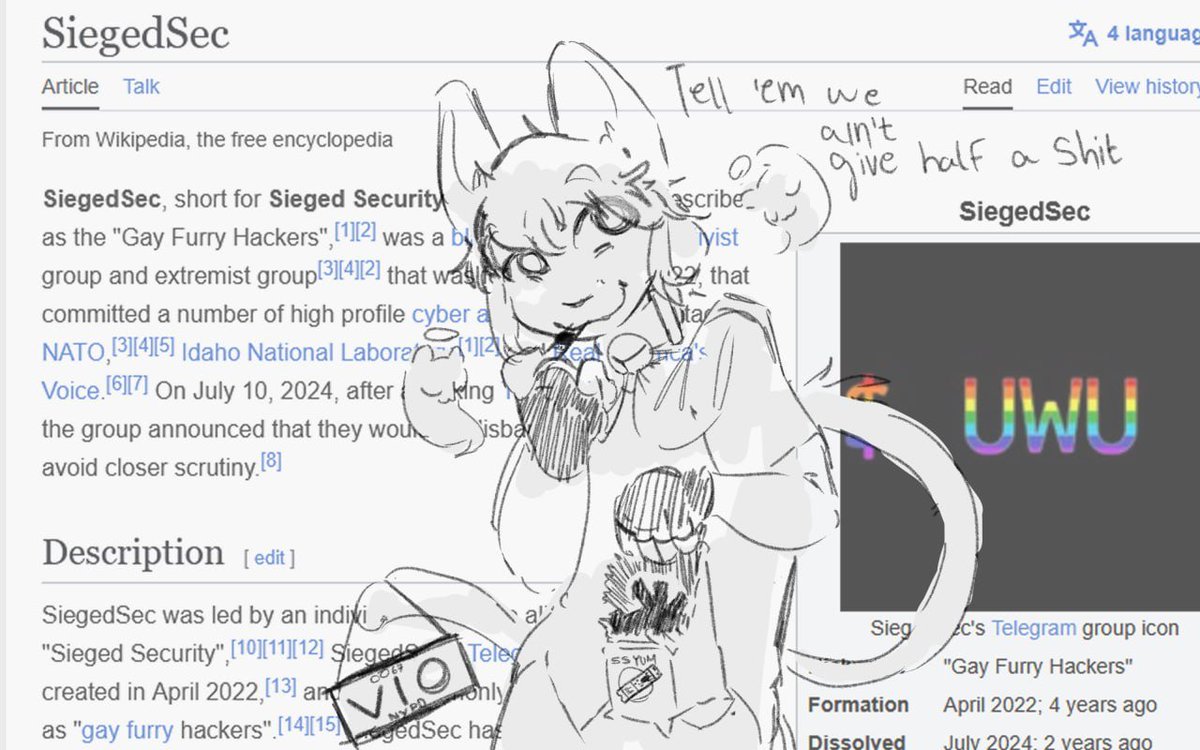 harefulness's tweet photo. Little fanart to the pawsomest hacker OAT
@computerphile 
(Welcome back to the internet!!) https://t.co/JEOHFPe4uh