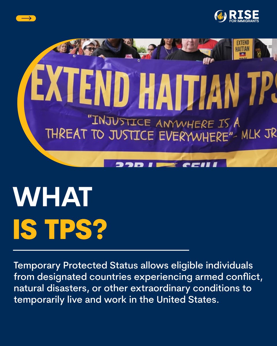 RISEforImm's tweet photo. Changes involving Temporary Protected Status can create uncertainty for many families. Following a recent court decision involving TPS for Haiti, reports indicate that immigration enforcement operations affecting some Haitian nationals may increase.

Source: TIME Magazine. https://t.co/AcL4UyvRhF