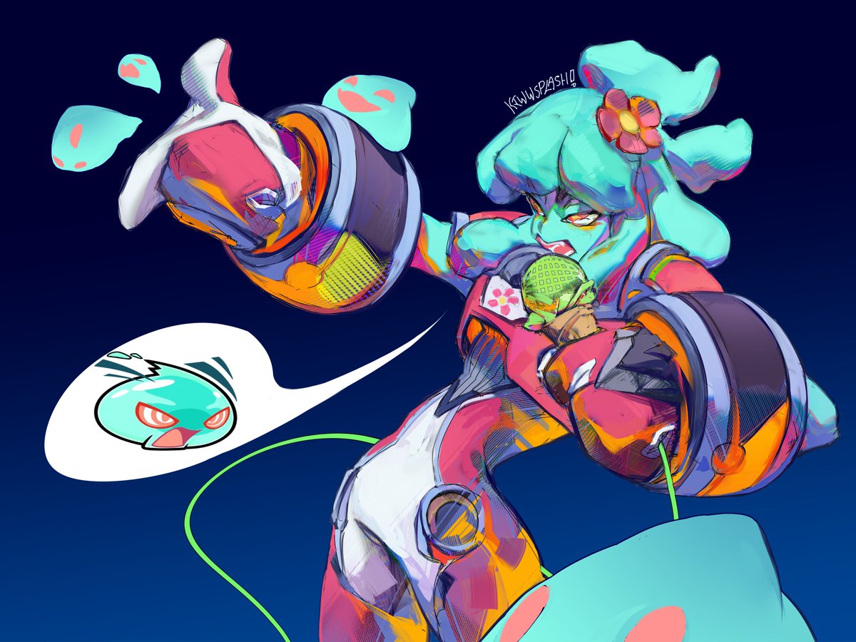 kiwwsplash's tweet photo. juno says raaaaagh #omegastrikers https://t.co/oZse4uDxsW