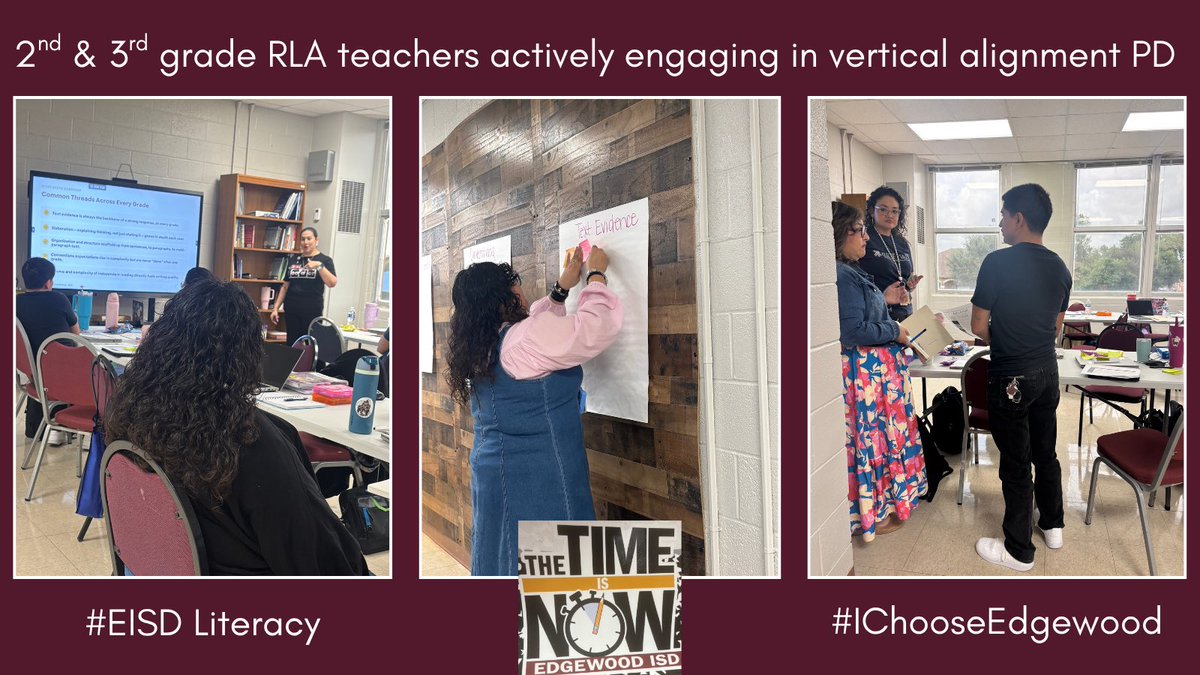 MrsVArroyo's tweet photo. Welcome back EISD teachers! 
#EISDLiteracy #TheTimeIsNow #IChooseEdgewood 
@MCP_EISD @EISDofSA https://t.co/kmtmc0JaZm