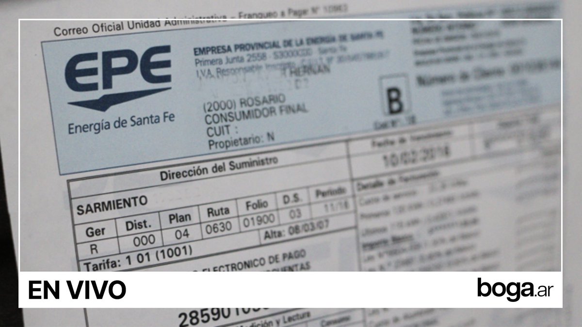 boga_ar_'s tweet photo. ● FAMILIA ● Un padre no pagaba la cuota alimentaria y la Justicia de Rosario ordenó incorporar la deuda a la factura de luz de su vivienda: advirtió que el incumplimiento constituye violencia económica y que, si no paga la boleta, la distribuidora podrá cortarle el servicio. https://t.co/DjqiCeI9aX
