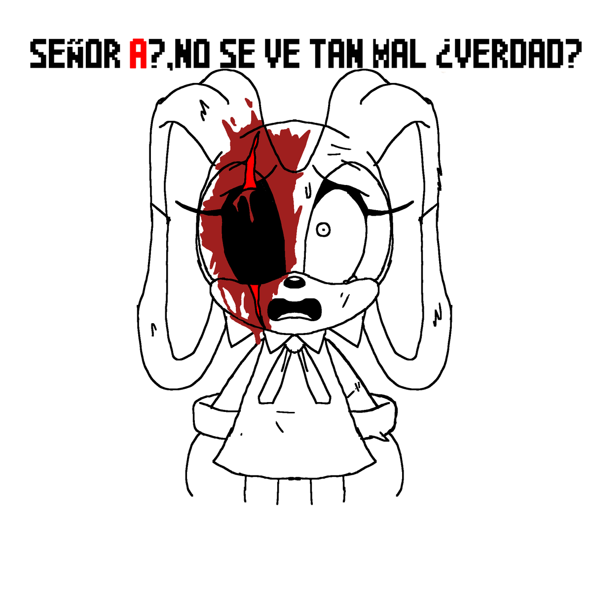Lapastasecome's tweet photo. Cream regresando de su primera mision (3/?) 

#HorrorOc #Horrorbrew #B3313 #Sm64 #Creamtherabbit https://t.co/hVWzMBgJQV