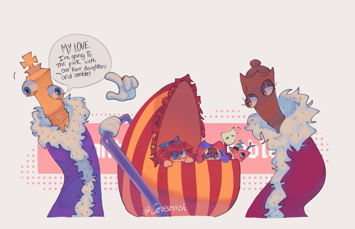cevisovich's tweet photo. He's so proud✨
#tadc #tadcfanart #tadckingerxquennie #tadcjax #jaxfanart #theamazingdigitalcircus #tadckinger #tadcquennie https://t.co/eJR7KYPGbV